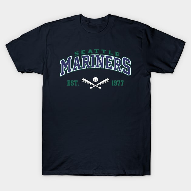 Retro Mariners T-Shirt by Cemploex_Art